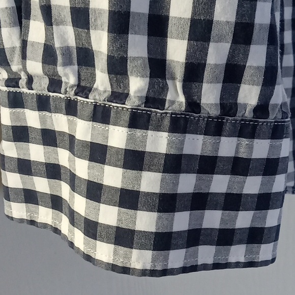 Double Pump Black and white long sleeve button down shirt - Picture 5 of 8